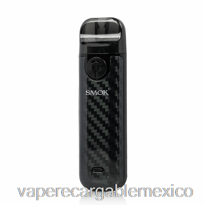 Vape Recargable Smok Novo 4 25w Pod Kit Fibra De Carbono Negro